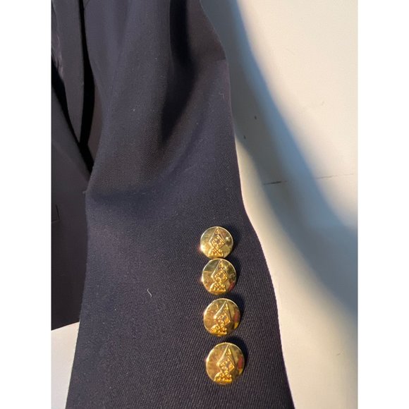 Austin Reed Petite Navy Blue Blazer Pure Wool Jacket - Picture 6 of 9